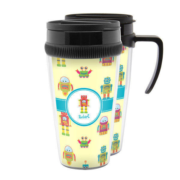 Custom Robot Acrylic Travel Mug (Personalized)