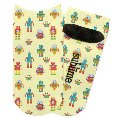 Robot Adult Ankle Socks (Personalized)