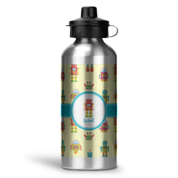 Custom Robot Water Bottle - Aluminum - 20 oz (Personalized)