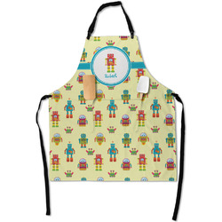 Robot Apron With Pockets w/ Name or Text