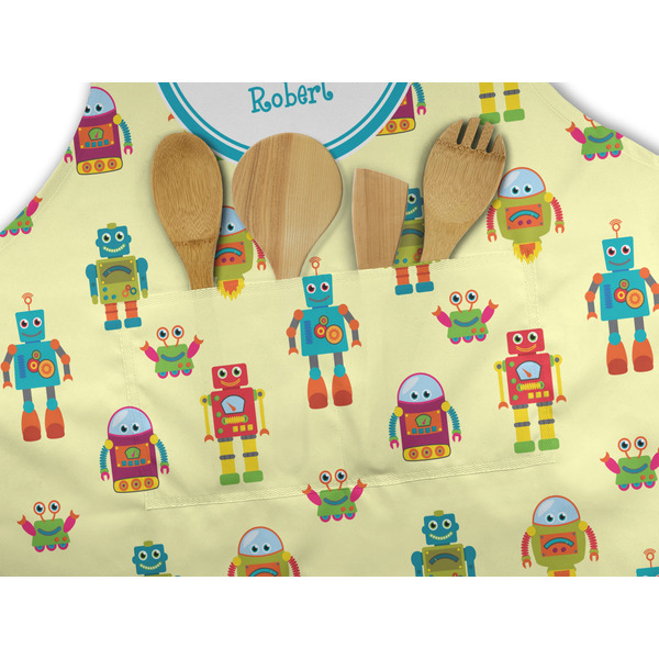 Robot Apron - Pocket Detail with Props