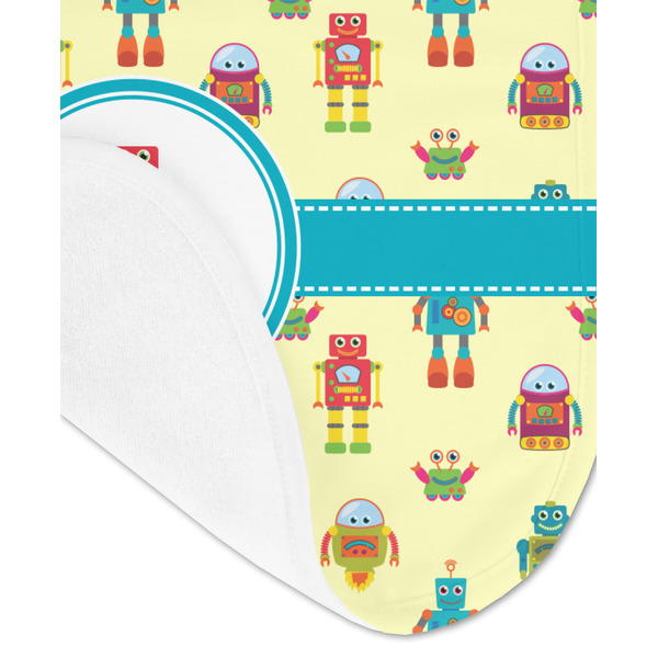 Robot Baby Bib - AFT detail