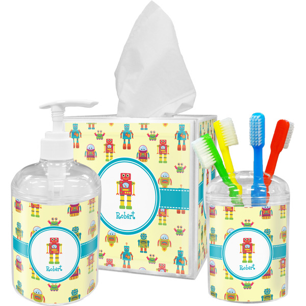 Robot Bathroom Accessories Set (Personalized)
