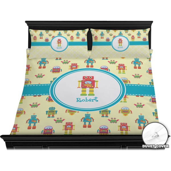 Robot Bedding Set (King) - Duvet