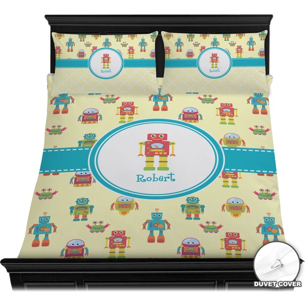 Robot Bedding Set (Queen) - Duvet