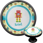 Robot Cabinet Knob (Black) (Personalized)