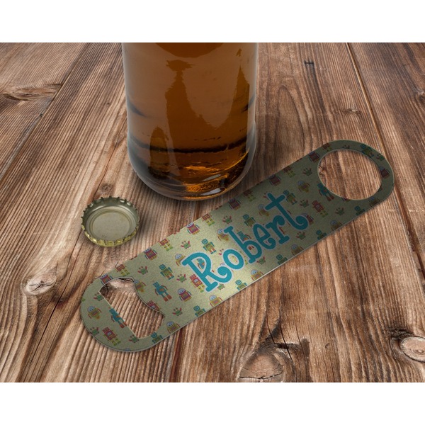 Robot Bottle Opener - In Use