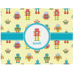 Robot Woven Fabric Placemat - Twill w/ Name or Text