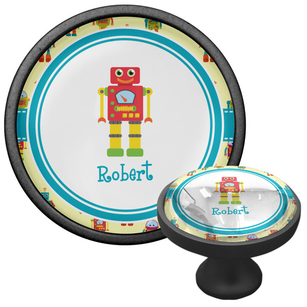 Robot Cabinet Knob - Black - Multi Angle
