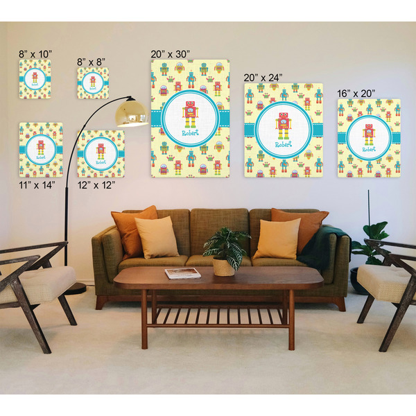 Robot Canvas Prints - Multiple Sizes