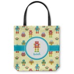 Robot Canvas Tote Bag - Large - 18"x18" (Personalized)
