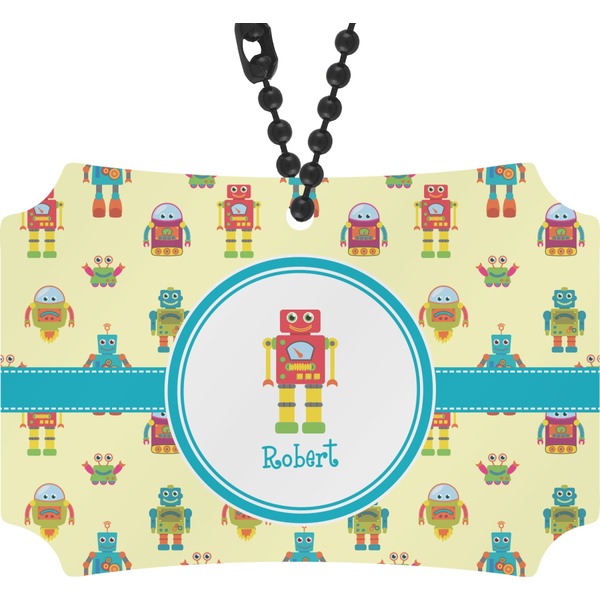Custom Robot Rear View Mirror Ornament (Personalized)