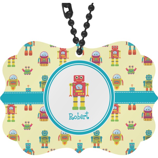 Custom Robot Rear View Mirror Charm (Personalized)