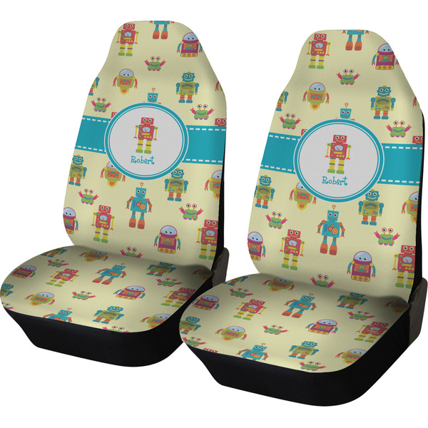 Custom Robot Car Seat Covers (Set of Two) (Personalized)