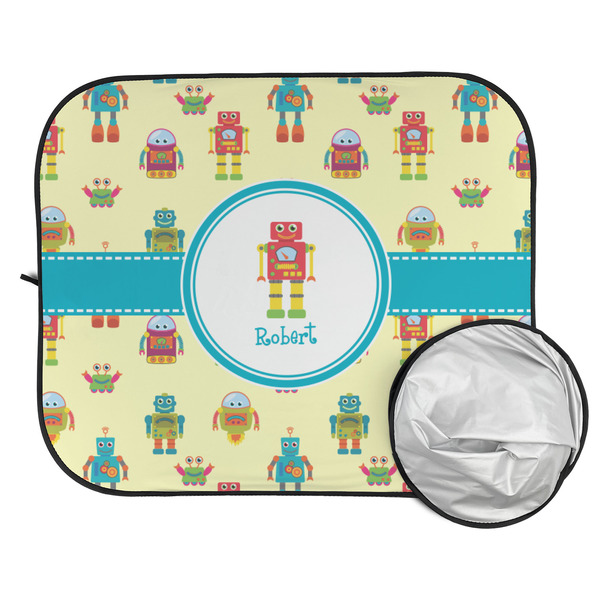 Robot Car Sun Shades - FOLDED & UNFOLDED