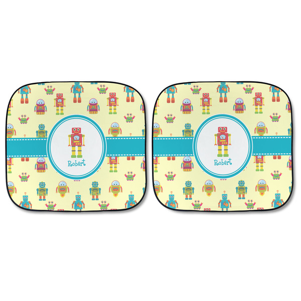 Robot Car Sun Shades - FRONT
