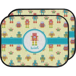 Robot Car Floor Mats (Back Seat) (Personalized)