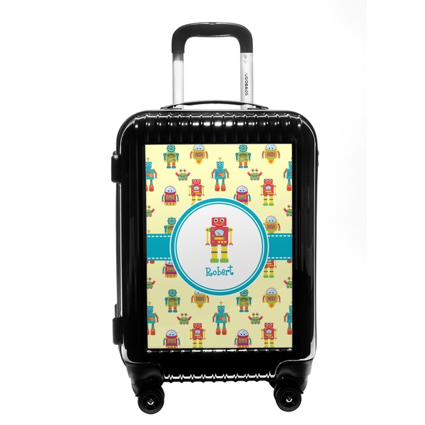 Custom Robot Carry On Hard Shell Suitcase (Personalized)