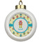 Robot Ceramic Ball Ornament (Personalized)