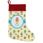 Robot Holiday Stocking w/ Name or Text