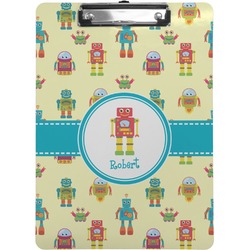 Robot Clipboard (Letter Size) (Personalized)