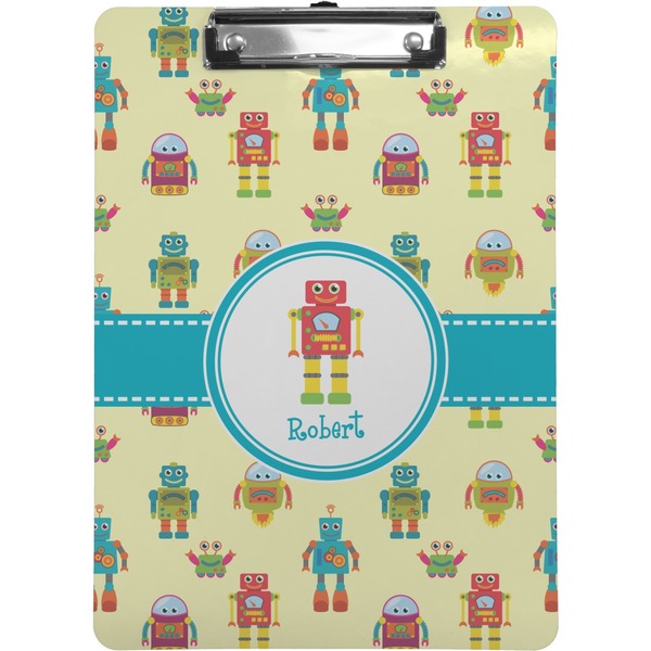 Custom Robot Clipboard (Letter Size) (Personalized)