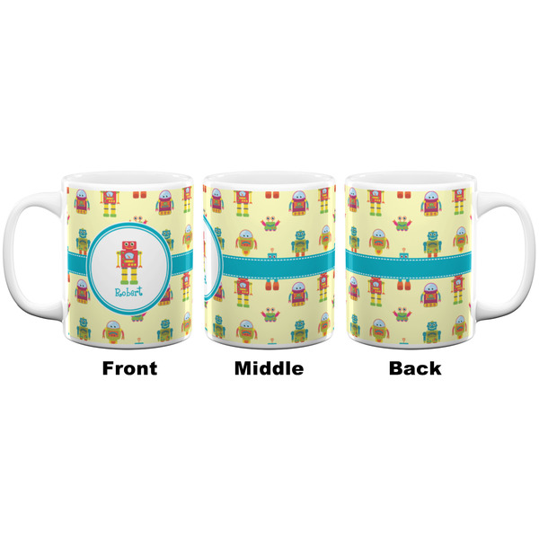 Robot Coffee Mug - 11 oz - White APPROVAL