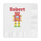 Robot Embossed Decorative Napkins (Personalized)