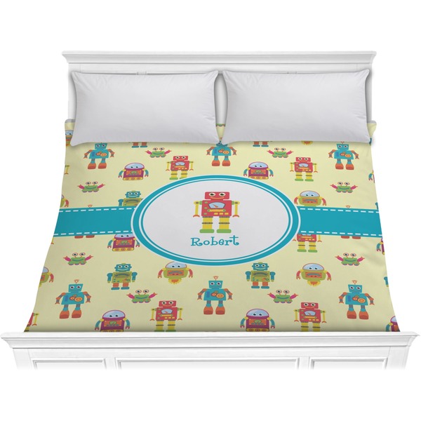 Custom Robot Comforter - King (Personalized)