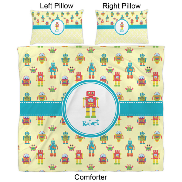 Robot Comforter Set - King - Approval
