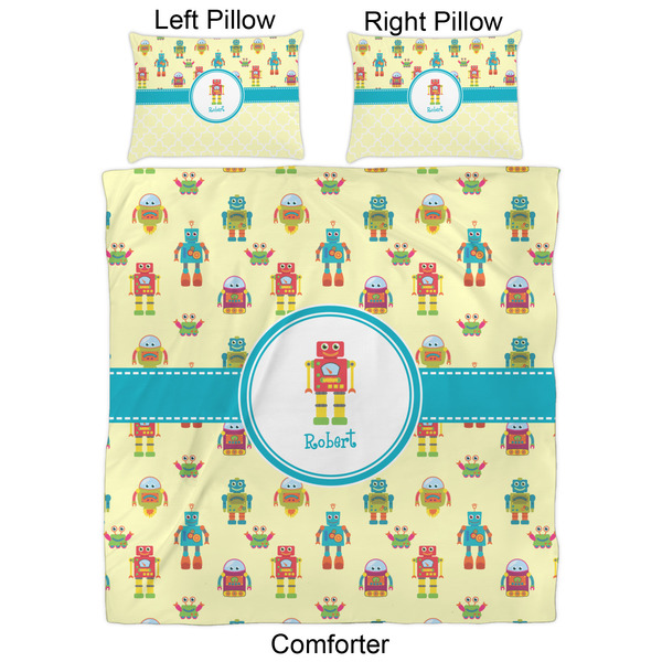Robot Comforter Set - Queen - Approval