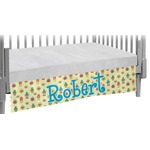 Robot Crib Skirt (Personalized)