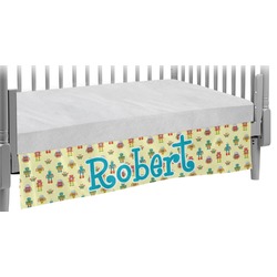 Robot Crib Skirt (Personalized)