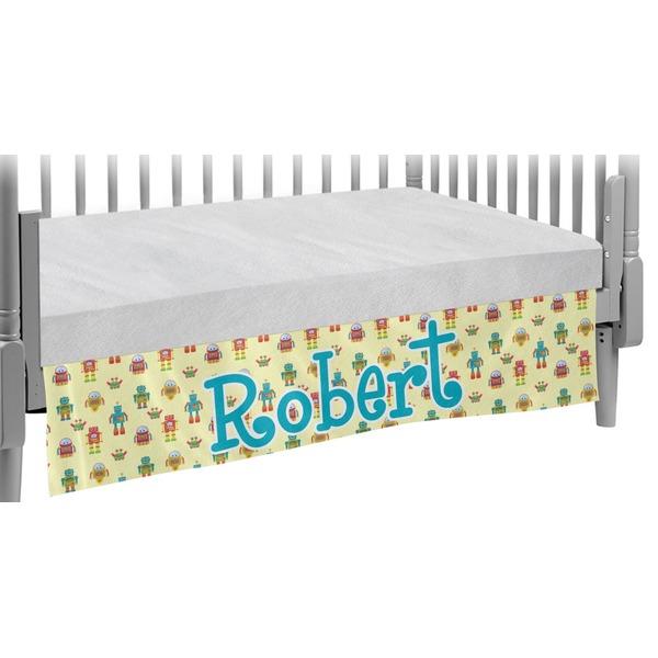 Custom Robot Crib Skirt (Personalized)