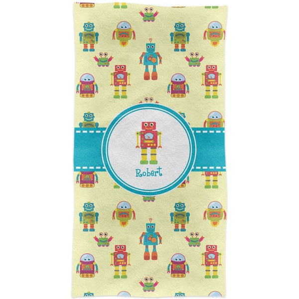 Robot Crib Comforter/Quilt - Apvl