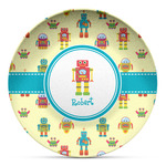 Robot Microwave Safe Plastic Plate - Composite Polymer (Personalized)