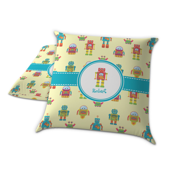 Robot Decorative Pillow Case - TWO