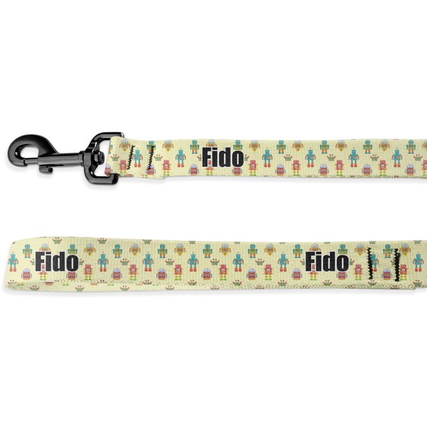 Custom Robot Deluxe Dog Leash - 4 ft (Personalized)