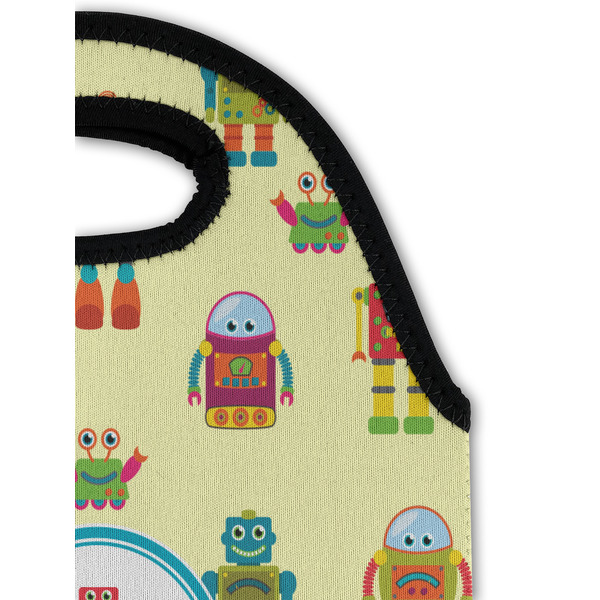 Robot Double Wine Tote - Detail 1 (new)