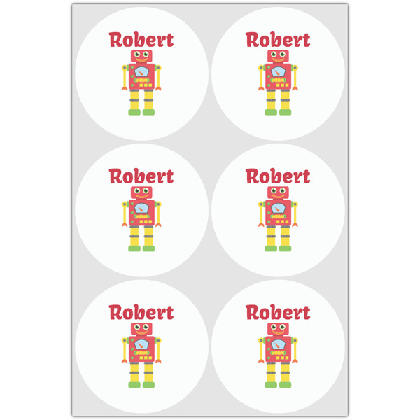 Robot Drink Topper - Large - Set of 6