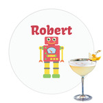 Robot Printed Drink Topper (Personalized)