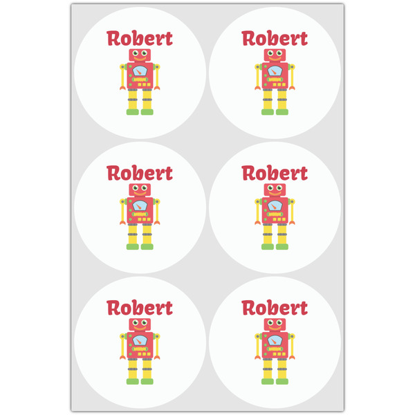 Robot Drink Topper - XLarge - Set of 6