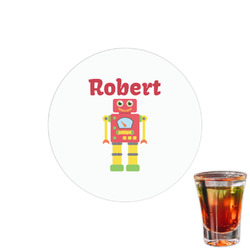 Robot Printed Drink Topper - 1.5" (Personalized)