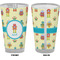 Robot Pint Glass - Full Color - Front & Back Views