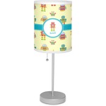 Robot 7" Drum Lamp with Shade Linen (Personalized)