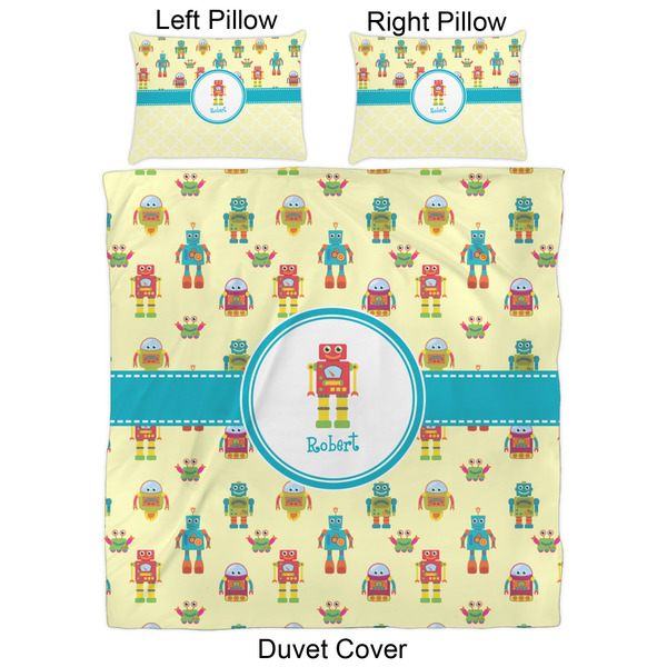 Robot Duvet Cover Set - Queen - Approval