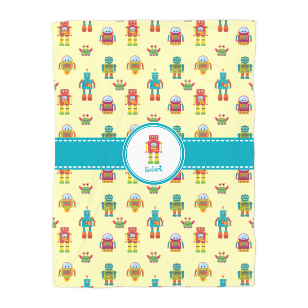 Robot Duvet Cover - Twin - Front