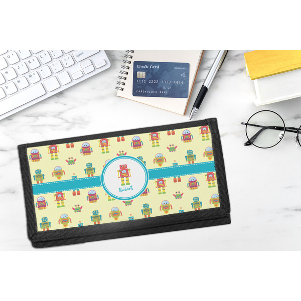 Robot DyeTrans Checkbook Cover - LIFESTYLE