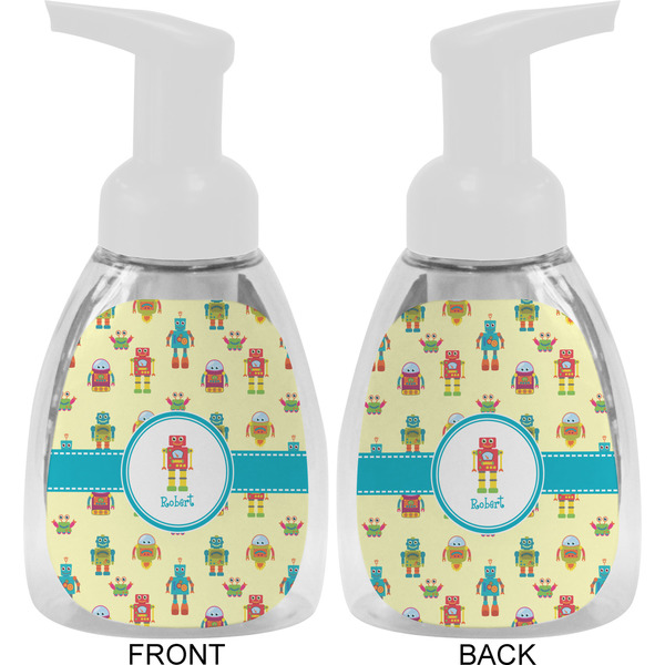 Robot Foam Soap Bottle Approval - White