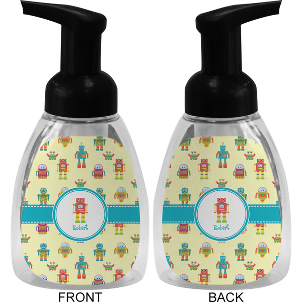 Robot Foam Soap Bottle (Front & Back)